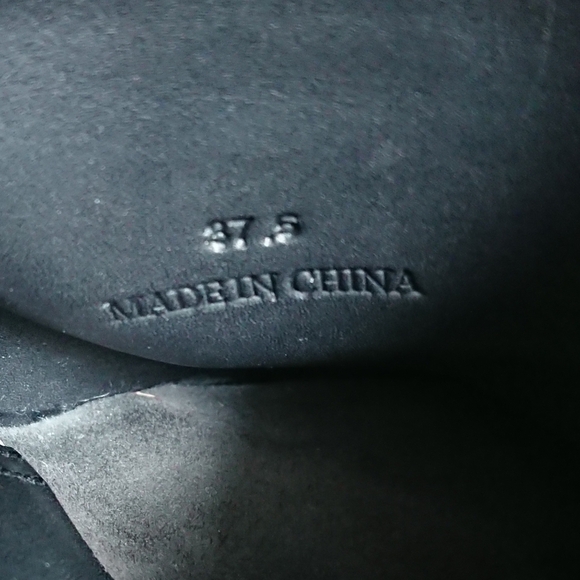 Rag & Bone Millie Suede & Leather Chunky Heel Mule In Black size 37 - Picture 10 of 15